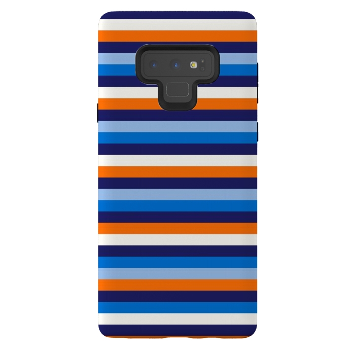 Galaxy Note 9 StrongFit Repeating Blue by TMSarts