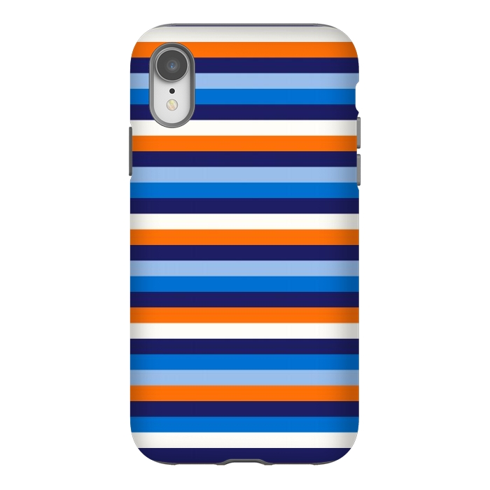 iPhone Xr StrongFit Repeating Blue by TMSarts