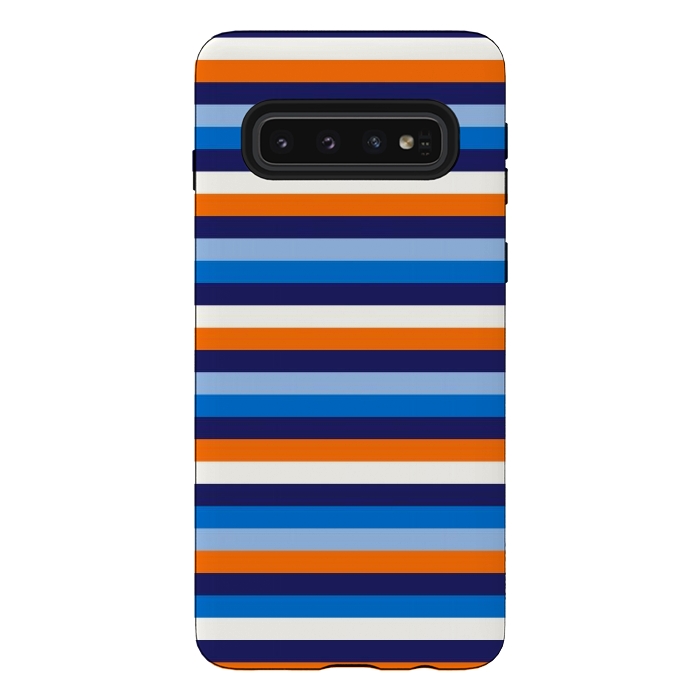 Galaxy S10 StrongFit Repeating Blue by TMSarts