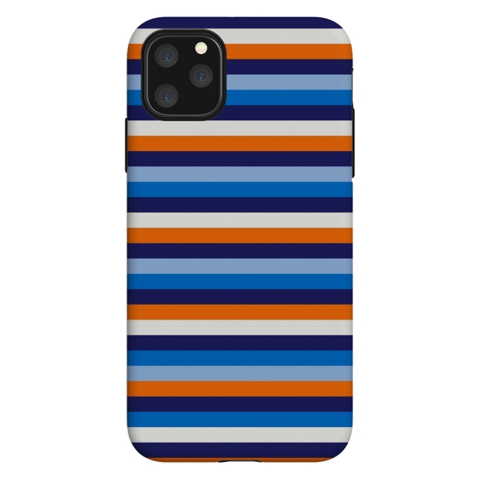 iPhone 11 Pro Max StrongFit Repeating Blue by TMSarts