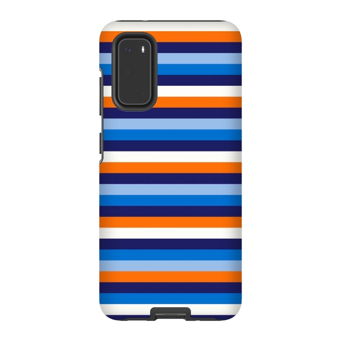 Galaxy S20 StrongFit Repeating Blue by TMSarts