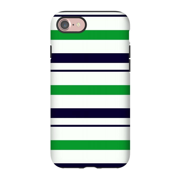 iPhone 7 StrongFit Green White by TMSarts