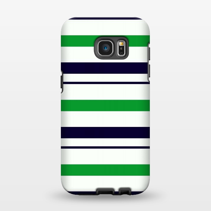 Galaxy S7 EDGE StrongFit Green White by TMSarts