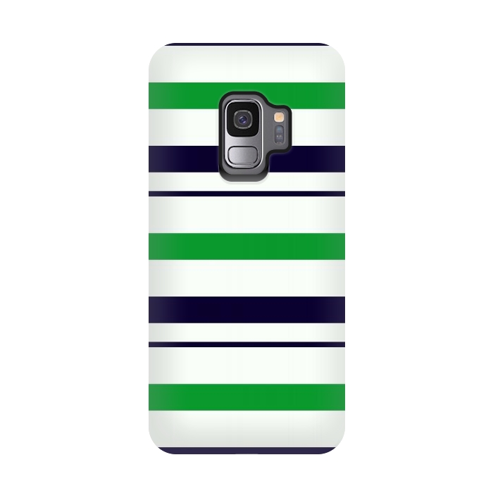 Galaxy S9 StrongFit Green White by TMSarts