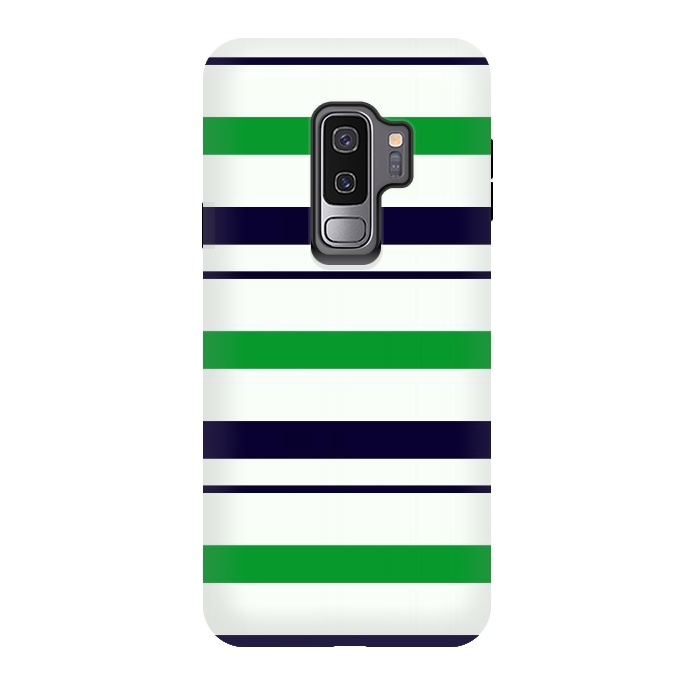 Galaxy S9 plus StrongFit Green White by TMSarts