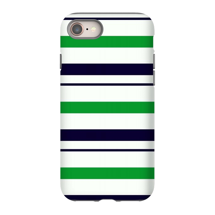 iPhone 8 StrongFit Green White by TMSarts