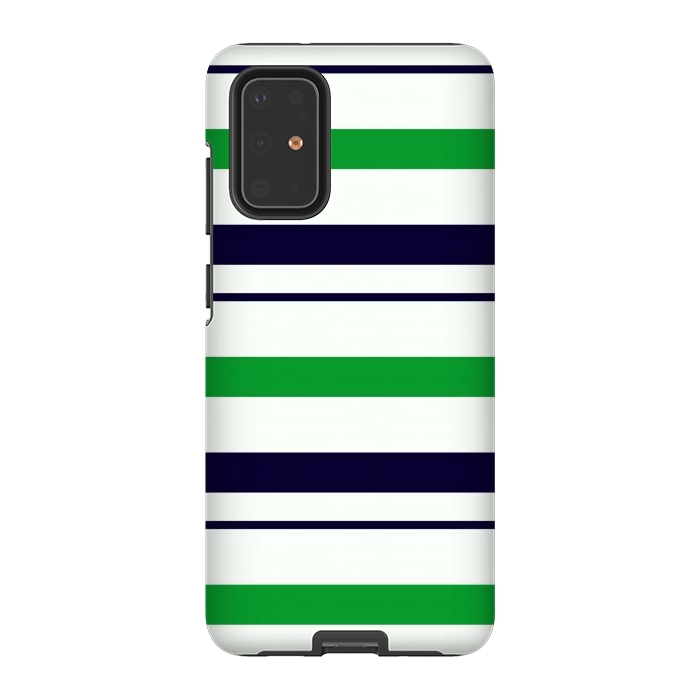 Galaxy S20 Plus StrongFit Green White by TMSarts