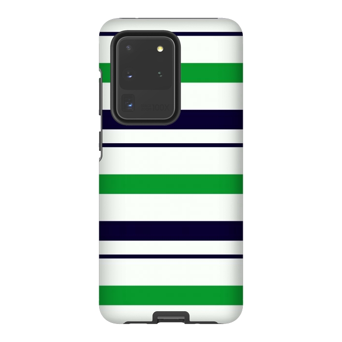 Galaxy S20 Ultra StrongFit Green White by TMSarts