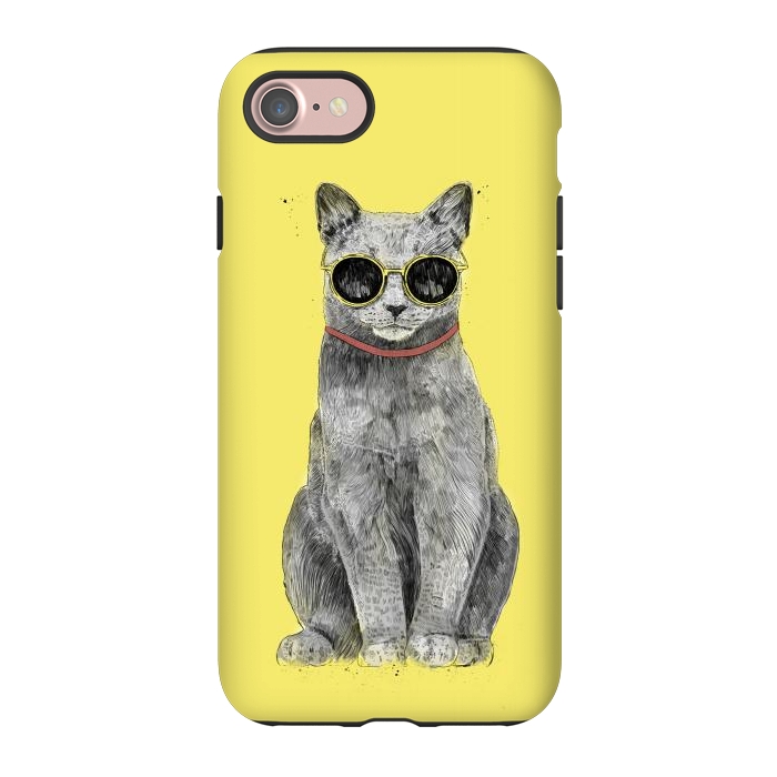 iPhone 7 StrongFit Summer Cat by Balazs Solti