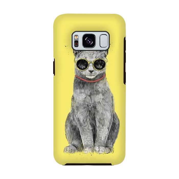 Galaxy S8 StrongFit Summer Cat by Balazs Solti