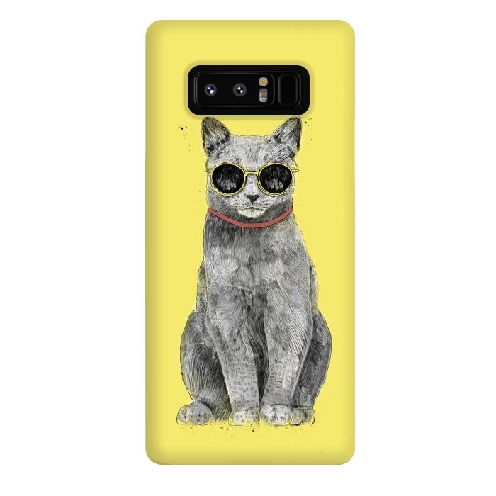 Galaxy Note 8 StrongFit Summer Cat by Balazs Solti