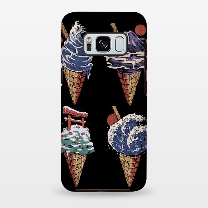 Galaxy S8 plus StrongFit Japanese Ice Creams by Ilustrata