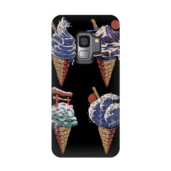 Galaxy S9 StrongFit Japanese Ice Creams by Ilustrata