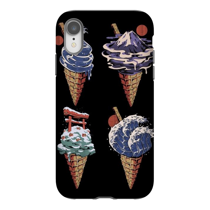 iPhone Xr StrongFit Japanese Ice Creams by Ilustrata