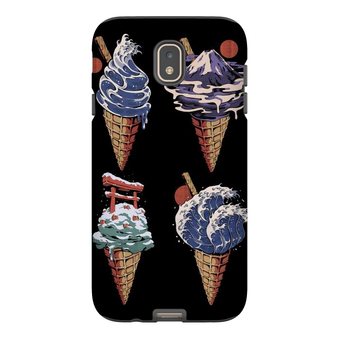Galaxy J7 StrongFit Japanese Ice Creams by Ilustrata