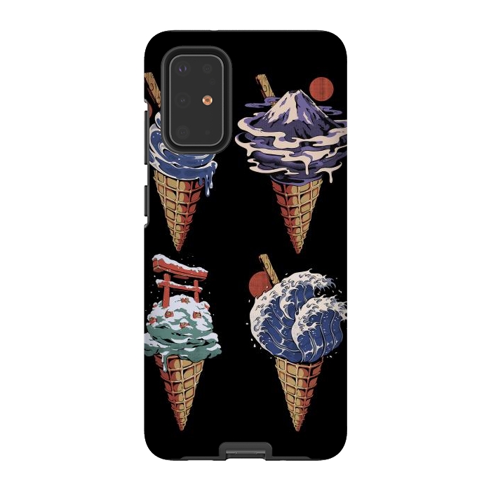 Galaxy S20 Plus StrongFit Japanese Ice Creams by Ilustrata