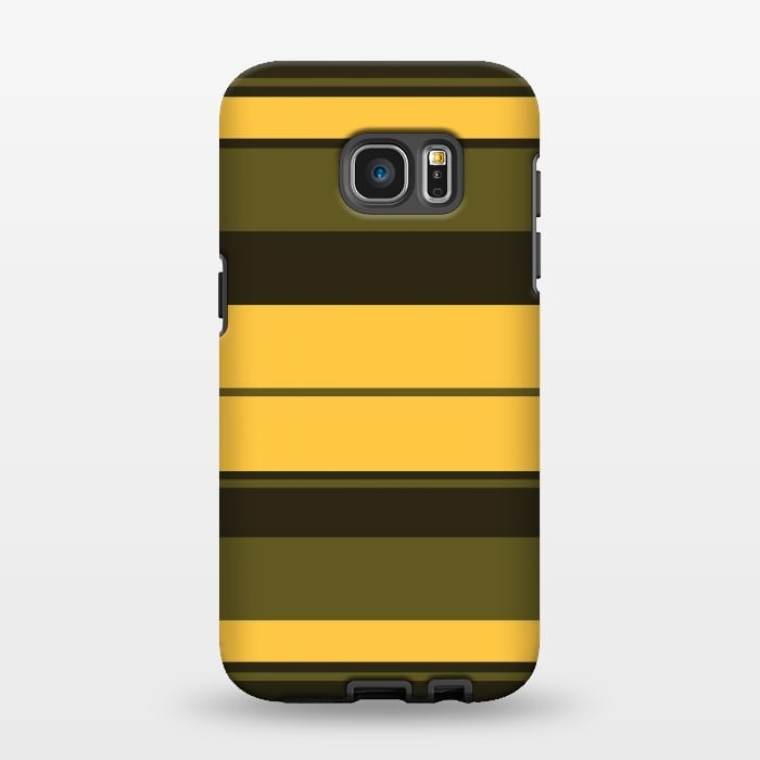Galaxy S7 EDGE StrongFit Vintage Yellow by TMSarts