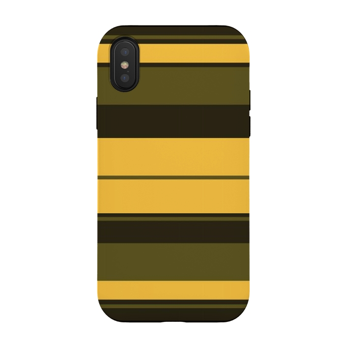 iPhone Xs / X StrongFit Vintage Yellow by TMSarts