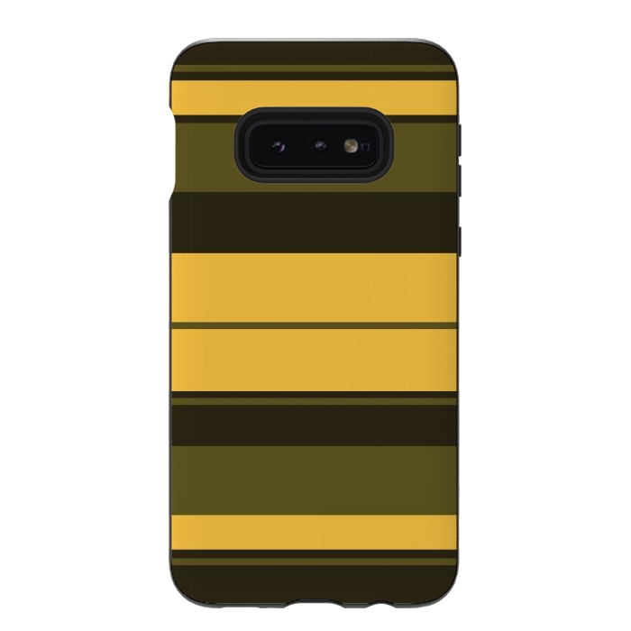 Galaxy S10e StrongFit Vintage Yellow by TMSarts