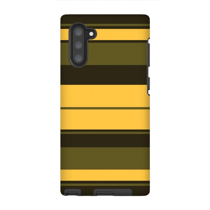 Galaxy Note 10 StrongFit Vintage Yellow by TMSarts
