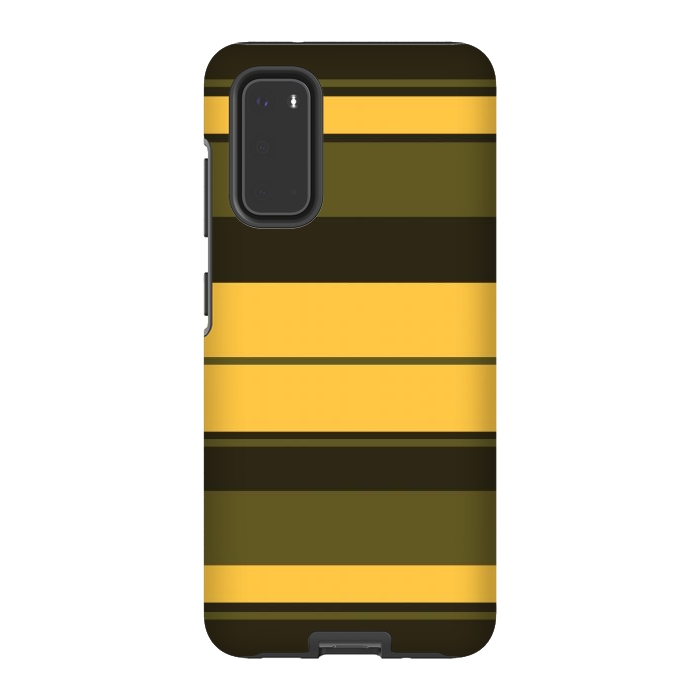 Galaxy S20 StrongFit Vintage Yellow by TMSarts