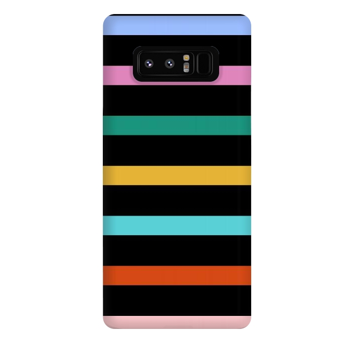 Galaxy Note 8 StrongFit Colored Stripes by TMSarts