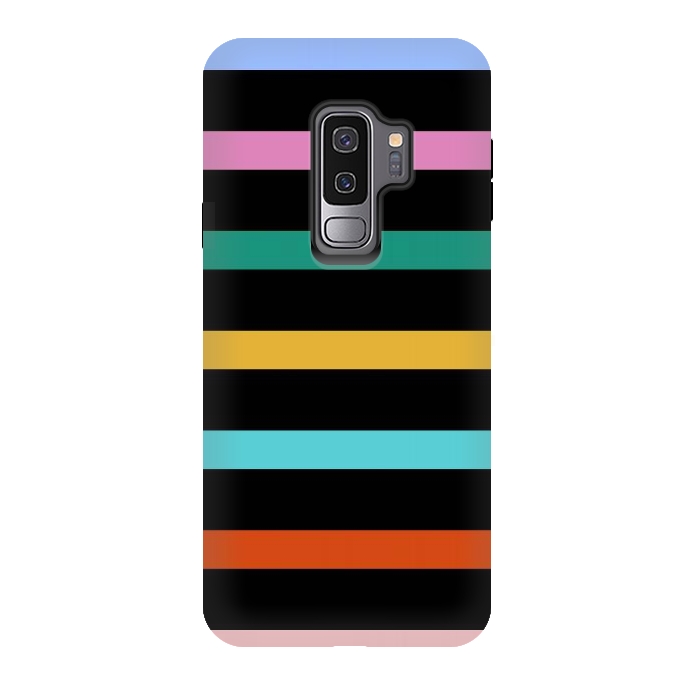 Galaxy S9 plus StrongFit Colored Stripes by TMSarts