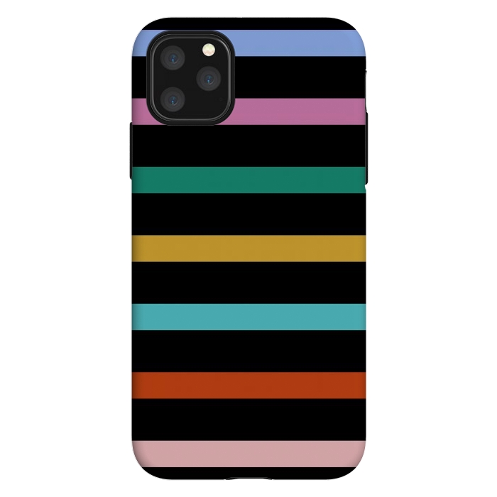 iPhone 11 Pro Max StrongFit Colored Stripes by TMSarts