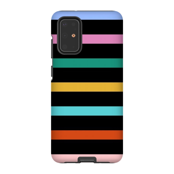 Galaxy S20 Plus StrongFit Colored Stripes by TMSarts