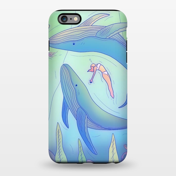 iPhone 6/6s plus StrongFit The girl and the whales by Steve Wade (Swade)