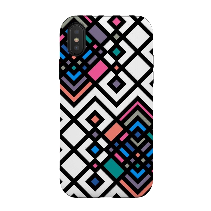 iPhone Xs / X StrongFit Geo Ethnic by TMSarts