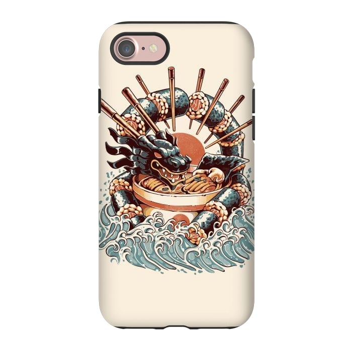 iPhone 7 StrongFit Dragon Sushi Ramen by Ilustrata