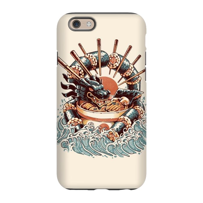 iPhone 6/6s StrongFit Dragon Sushi Ramen por Ilustrata