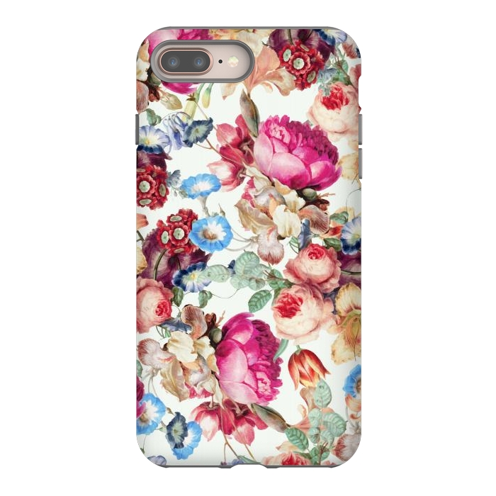 iPhone 7 plus StrongFit Floral Crush by Uma Prabhakar Gokhale
