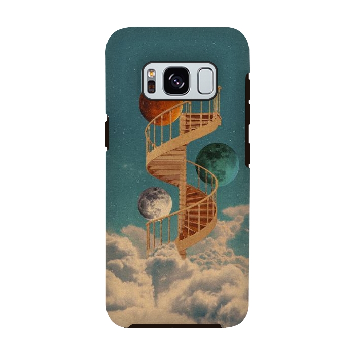 Galaxy S8 StrongFit Stairway to the moon by Eleaxart