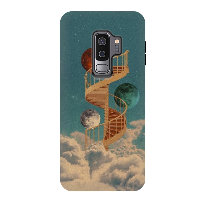 Galaxy S9 plus StrongFit Stairway to the moon by Eleaxart