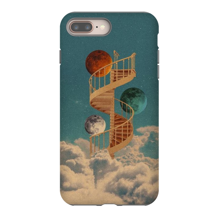 iPhone 8 plus StrongFit Stairway to the moon by Eleaxart
