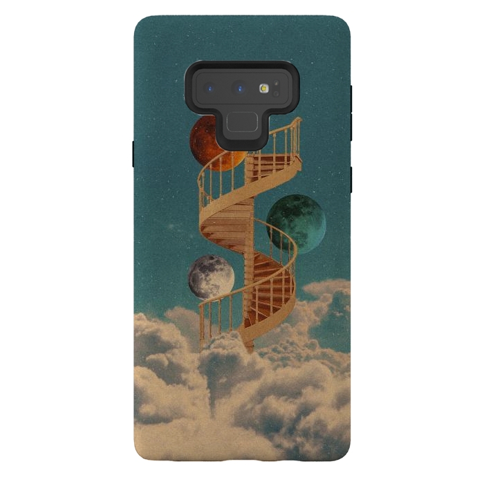 Galaxy Note 9 StrongFit Stairway to the moon by Eleaxart