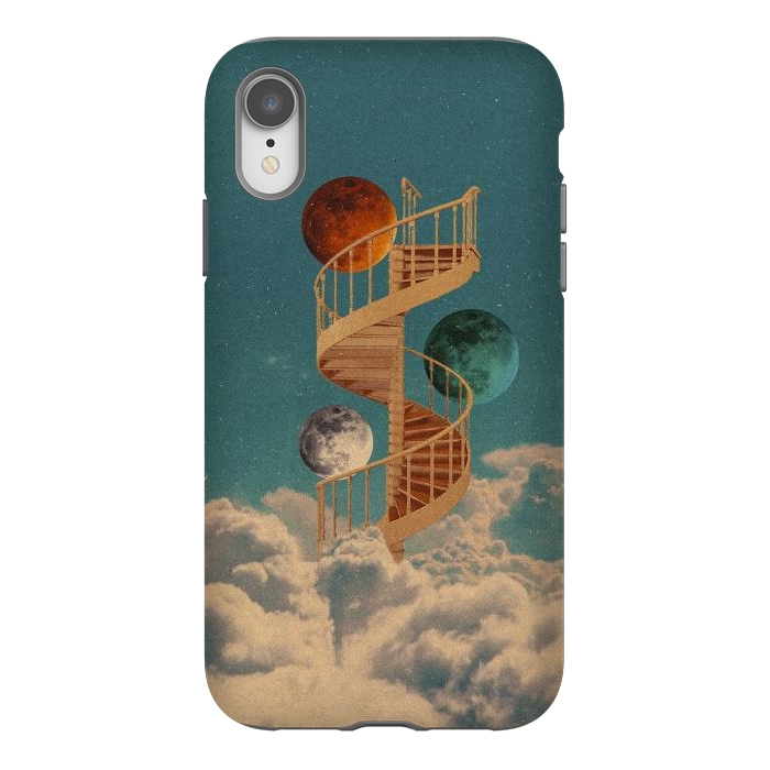 iPhone Xr StrongFit Stairway to the moon by Eleaxart