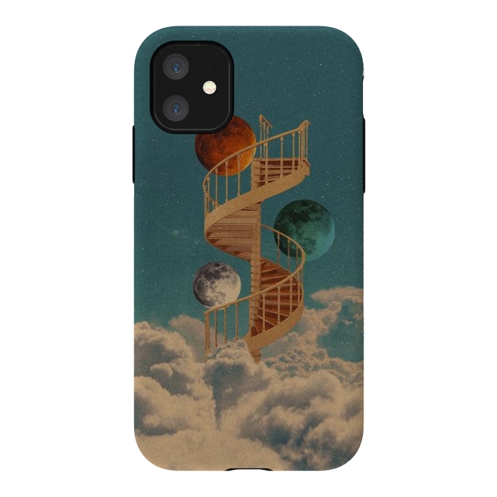 iPhone 11 StrongFit Stairway to the moon by Eleaxart