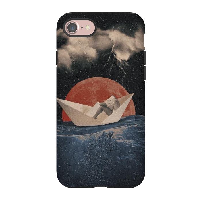 iPhone 7 StrongFit Paper Boat by Eleaxart