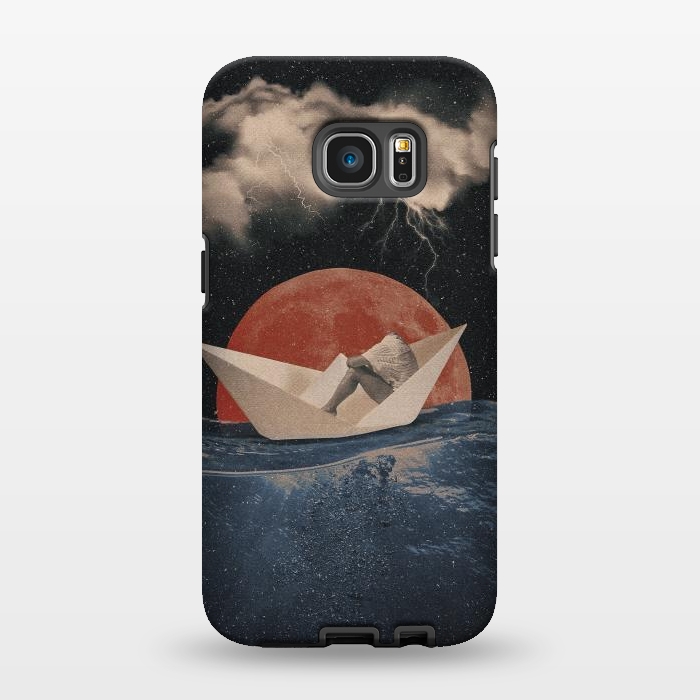 Galaxy S7 EDGE StrongFit Paper Boat by Eleaxart