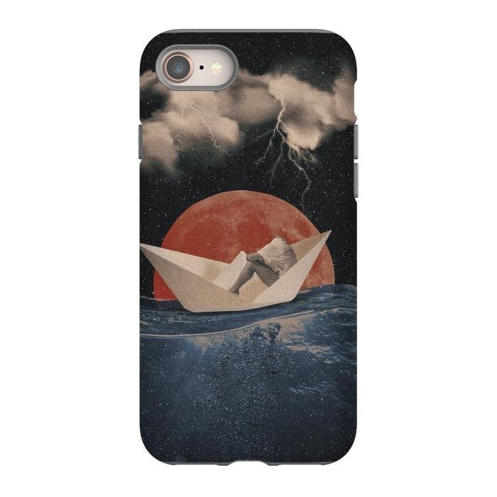 iPhone SE StrongFit Paper Boat by Eleaxart