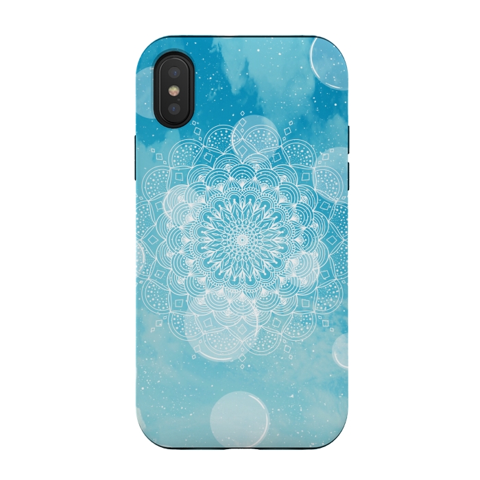 iPhone Xs / X StrongFit Mandala bubbles by Jms