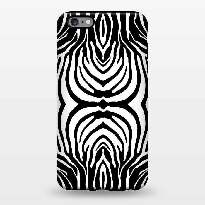 iPhone 6/6s plus StrongFit White zebra stripes by Oana 