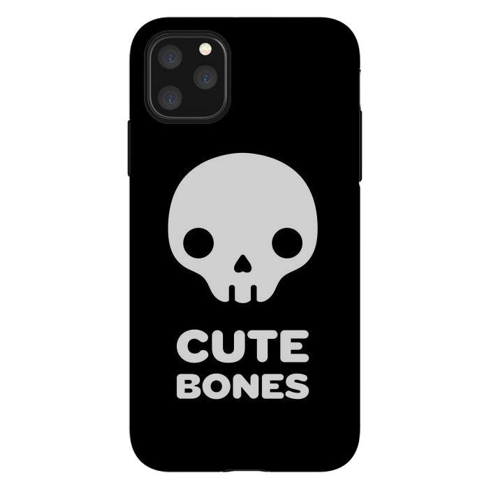 iPhone 11 Pro Max StrongFit Cute skull by Laura Nagel