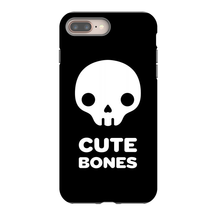 iPhone 7 plus StrongFit Cute skull by Laura Nagel