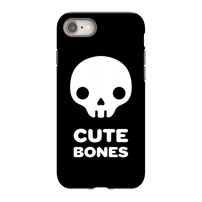iPhone 8 StrongFit Cute skull by Laura Nagel