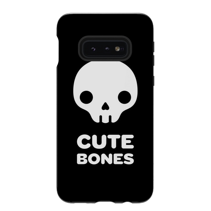Galaxy S10e StrongFit Cute skull by Laura Nagel