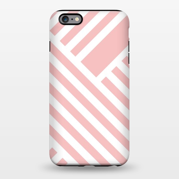 iPhone 6/6s plus StrongFit Blush Street Lines by ArtPrInk